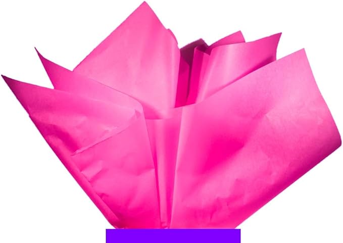 Ocean Tides 500 Sheets (14 x 20 Inches) Christmas Wrapping Paper – Gift Wrapping Tissue Paper Bulk for Crafts, Birthdays, & Holidays – Colored Tissue Papers for Gift Bags & Decorations, Pink