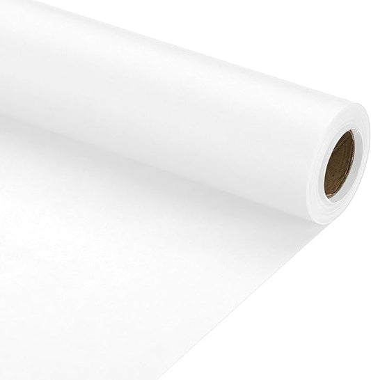 PATIKIL Wrapping Paper, 15" x 394"(33') 70 GSM Craft Paper Roll Kraft Packing Paper for Poster Bulletin Board, Gift Wrapping, White