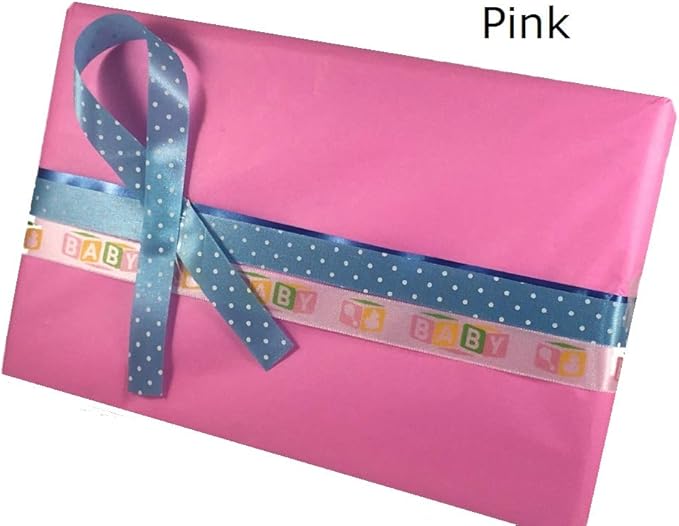 Ocean Tides 500 Sheets (14 x 20 Inches) Christmas Wrapping Paper – Gift Wrapping Tissue Paper Bulk for Crafts, Birthdays, & Holidays – Colored Tissue Papers for Gift Bags & Decorations, Pink
