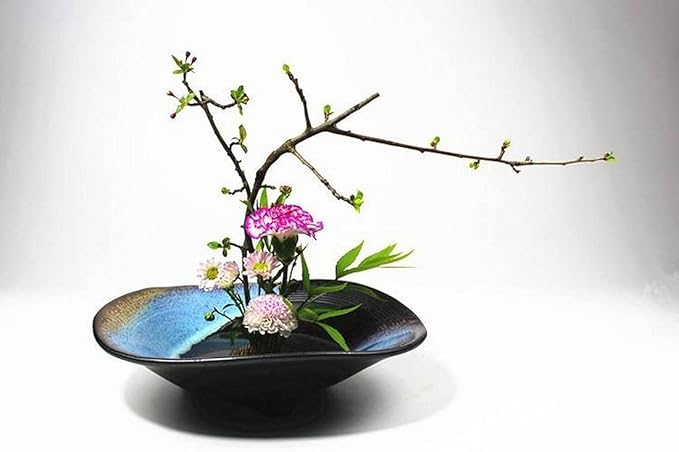 JapanBargain 2304, Japanese Ikebana Kenzan Flower Frog for Flower Arrangements Brass Floral Arranging Pin Needle Holder Made in Japan, 5-1/8" x 1-5/8"