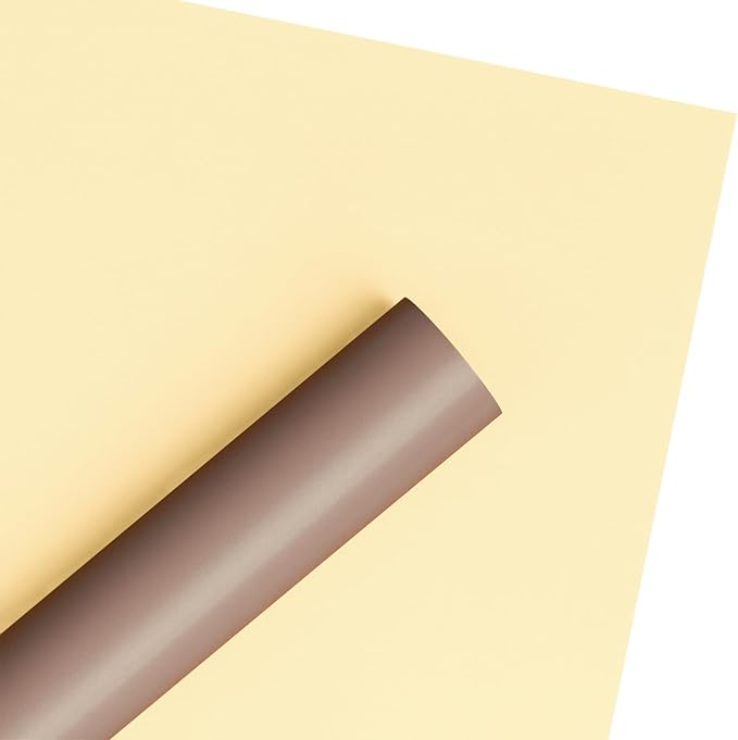 WRAPAHOLIC 20 Sheets Flower Wrapping Paper - 22.4 x 22.4 inch Coffee Color Water-Resistant Floral Bouquet Wrapping Paper, Florist Supplies Packaging for Wedding Birthday Gift DIY
