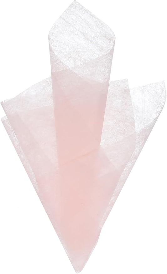 PATIKIL 11.8 Inches Tissue Flower Wrapping Paper, 137 Sheets Waterproof Floral Bouquet Wraps Gift Packaging Tissue for Party Birthday Wedding Holiday Decorations Crafts, Pink