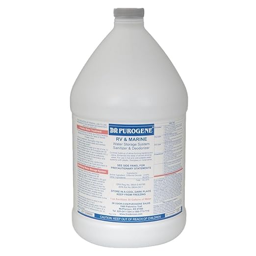 128oz Purogene Water Treatment Preserver and Maintainer for Drinking Water Treatment. Provides for Long-Term Storage of Drinking Water