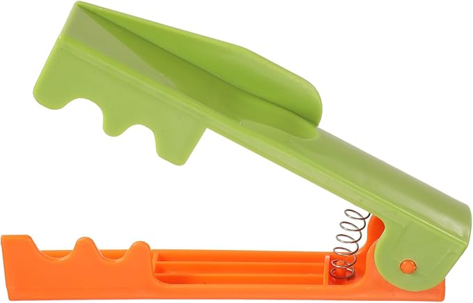 HARFINGTON Rose Thorn Stripper Tool 5.5" ABS Plastic Flower Thorn Leaf Remover Flower Stem and Leaf Stripping for Gardening Home Florist Flower Arrangement, Orange Green