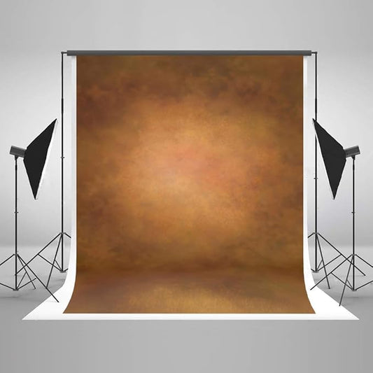 Kate 6.5×10ft Abstract Brown Photo Backdrop Old Master Texture Background Portrait Photography Backdrops for Photographer Head Shots Microfiber