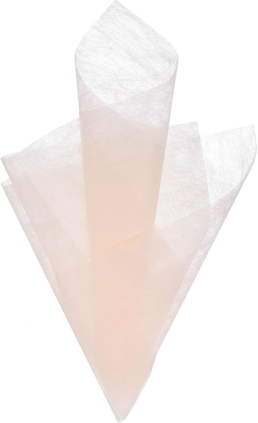 PATIKIL 11.8 Inches Tissue Flower Wrapping Paper, 126 Sheets Waterproof Floral Bouquet Wraps Gift Packaging Tissue for Party Birthday Wedding Holiday Decorations Crafts, Light Pink