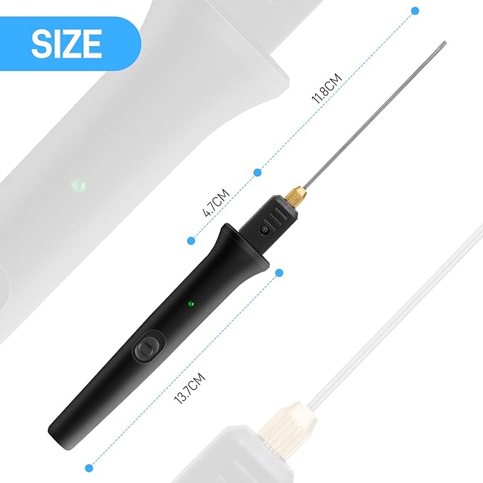 Foam Cutter, 10CM Styrofoam Cutter pen with Power Light, 100-240v / 15w Foam Cutter Electric Styrofoam Cutting Tool for Handcraft