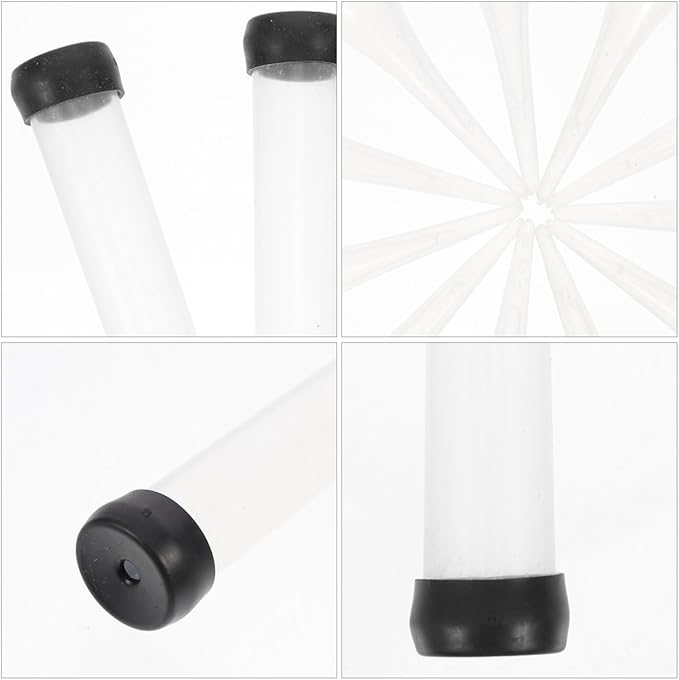 50pcs Transparent Plastic Flower Water Tubes for Fresh Flower Nutrition Floral Water Retention Tubes Florist Supplies for Home Craft