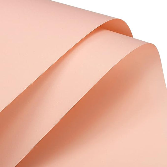 MECCANIXITY 10 Pcs Flower Wrapping Paper 22.8x22.8 Inch Waterproof Florists Wrapping Paper for Florist Bouquet Supplies, DIY Crafts, Gift/Gift Box Packaging Pink