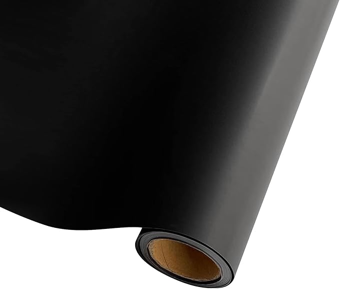 FWSA WRAPS Black Flower Wrapping Paper Roll for Bouquet Wedding Valentines Day Decor Korean Flowers Packaging Supplies Waterproof DIY Gift Wrap Art Craft Paper(COLOR 20)