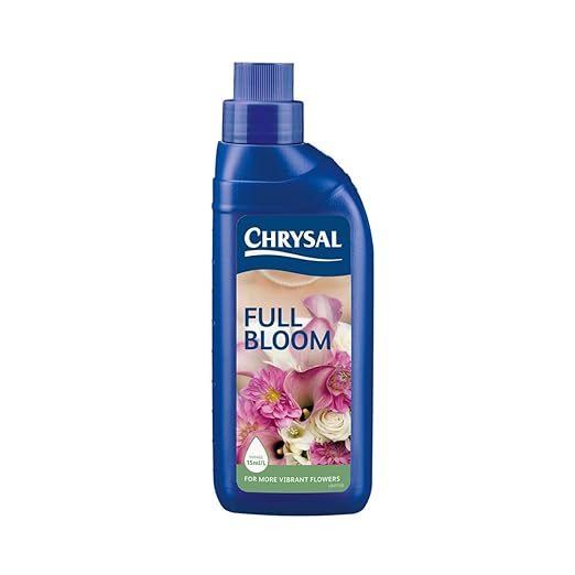 Chrysal Full Bloom Liquid Flower Food - Clear, Concentrated for Flower Arrangements & Bouquets - Mix with Water - Ideal Florist Supplies & at-Home Use - 500mL Bottle (500ml) (3 Pack)