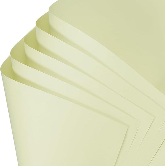 uxcell 60 Sheets Flower Wrapping Paper, 21.5" x 21.5" Waterproof Floral Bouquet Wrapping Papers Florist Supplies for Wedding Party Gift Packaging DIY Crafts, Green