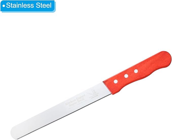 PATIKIL Floral Foam Knife, 1 Pcs 32.5 x 3.1CM Florist Professional Cutting Knife for Flower Foam Block Cake, Wooden Handle