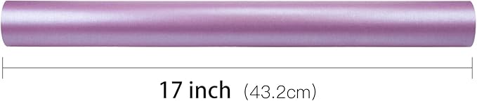 RUSPEPA Lavender Gift Wrapping Paper - Mini Roll - Solid Color Pearly Shiny Silk Paper Perfect for Wedding, Birthday, Christmas, Baby Shower, Bridal Shower, DIY Bouquet, Easter - 17 Inches X 32.8 Feet