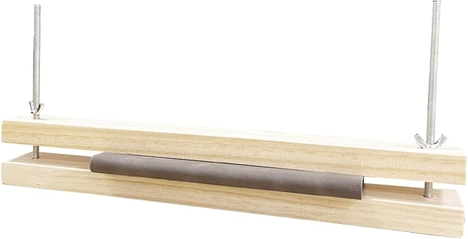 Wooden Bookbinding Press, 15x1.5 Inch Book Press, Book PressBookbinding, Flat Paper Press Machine for Daily Document Organization, Handmade DIY Projects