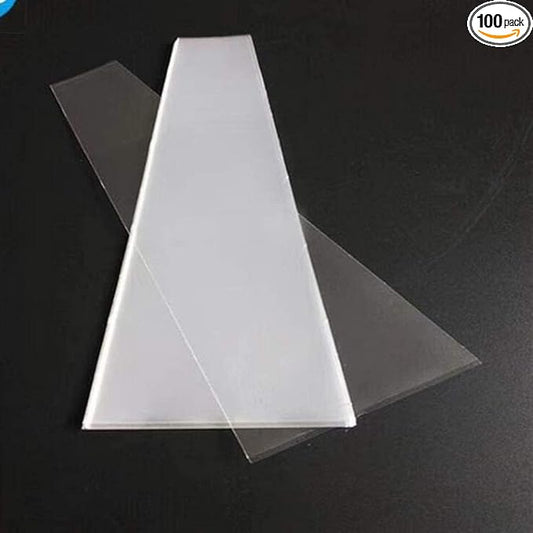 100 Pcs Transparent Flower Packaging Bags,Clear Plastic Flower Bouquet Bag Sleeve Cellophane Bags Rose Packaging Gift Wrap Cellophane for Valentine's Day, Gift Wrap Cellophane Bags