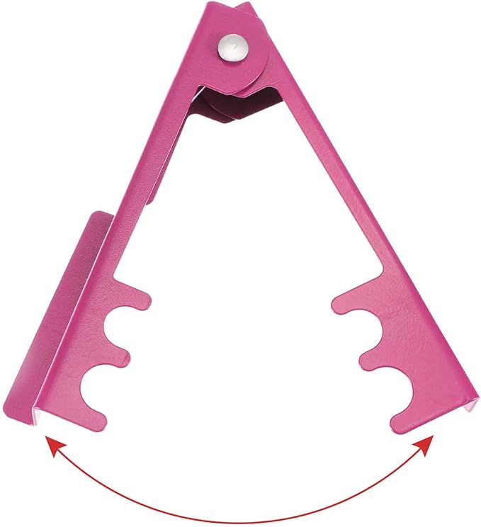 HARFINGTON 2pcs Rose Thorn Stripper Tool 5.5" Metal Flower Thorn Leaf Remover Flower Stem and Leaf Stripping for Gardening Home Florist Arrangement, Pink