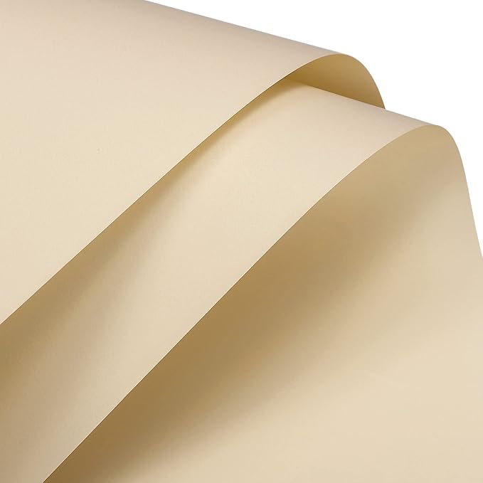 MECCANIXITY 10 Pcs Flower Wrapping Paper 22.8x22.8 Inch Waterproof Florists Wrapping Paper for Florist Bouquet Supplies, DIY Crafts, Gift/Gift Box Packaging Khaki