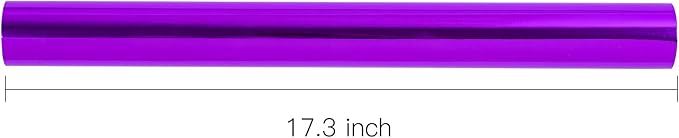 RUSPEPA Purple Metallic Wrapping Paper - Solid Color Paper Perfect for Halloween, Birthday, Christmas, Baby Shower - 17 Inches X 32.8 Feet