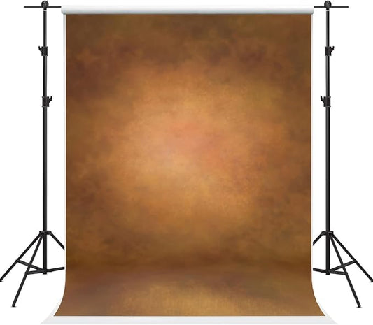 Kate 10×8ft Abstract Brown Photo Backdrop Old Master Texture Background Portrait Photography Backdrops for Photographer Head Shots Microfiber