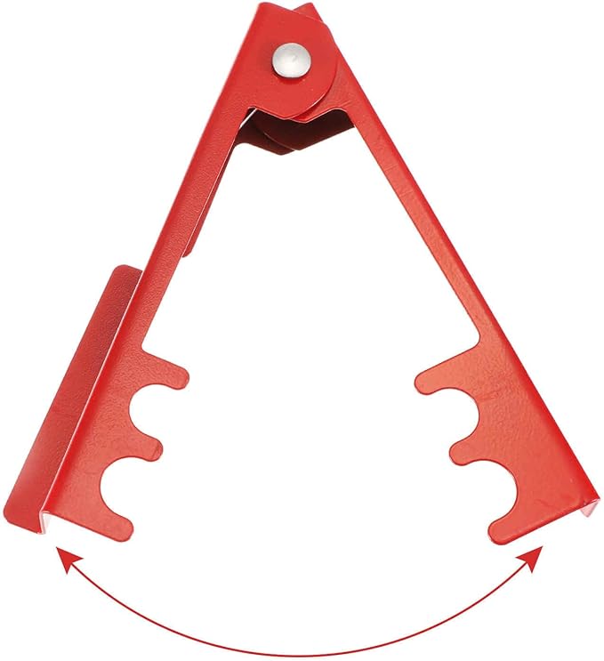 HARFINGTON 2pcs Rose Thorn Stripper Tool Set 5.5" 4.7" Metal PVC Flower Thorn Leaf Remover Flower Stem and Leaf Stripping for Gardening Home Florist, Red,Pink