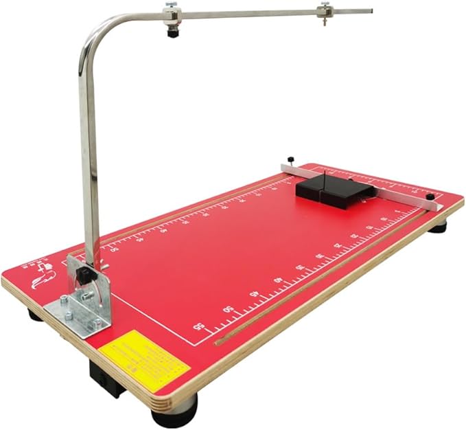 Hot Wire Foam Cutter 30.7x15 In Professional Heat Cutting Machine Foam Sponge Cutting Tool for Styrofoam Sponge EPE Ribbon KT Board Adjustable Angle and Temperature 110V 36W