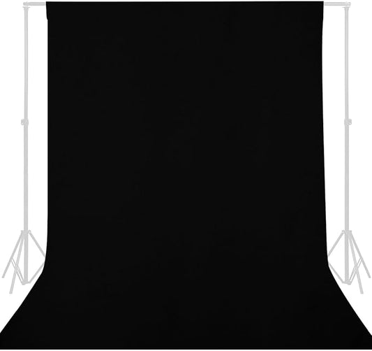 GFCC Black Backdrop - 5FTX7FT Black Photo Backdrop for Photoshoot Background for Photography Screen Video Recording Picture Background