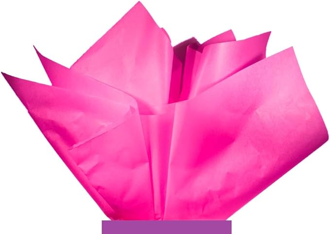 Ocean Tides 500 Sheets (14 x 20 Inches) Christmas Wrapping Paper – Gift Wrapping Tissue Paper Bulk for Crafts, Birthdays, & Holidays – Colored Tissue Papers for Gift Bags & Decorations, Pink