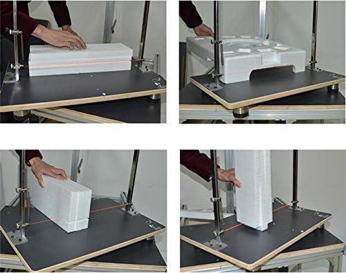 Tabletop Hot Wire Foam Cutter Hot Wire Foam Sponge Cutting Machine 22.8x15 In Adjustable Angle Professional Heat Cutting Machine for Styrofoam Sponge EPE Ribbon KT Board