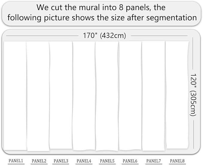 Tropical Forest Wallpaper Palm Tree Wall Mural for Bedroom Living Room (Not Self-Adhesive)