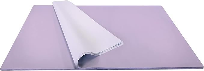 Jillson Roberts Bulk 20 x 30 Inches Recycled Tissue, Lilac, 480 Unfolded Sheets (BFT61)