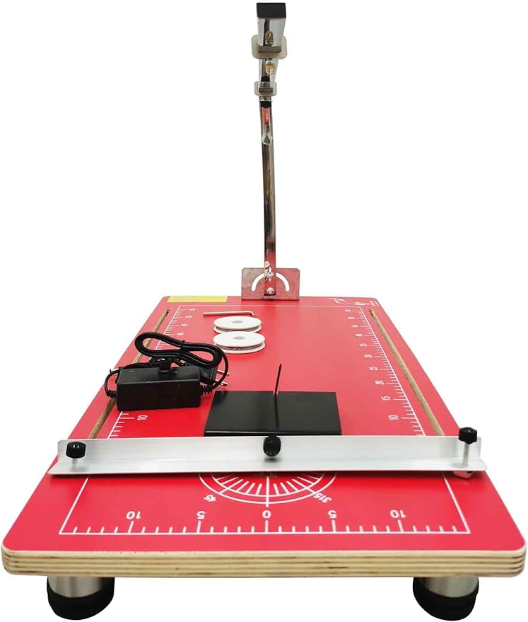 110V Hot Wire Foam Cutter with Scale, 30.7" ×15 ", 36W Professional Heat Cutting Machine for Foam, Sponge, EPE, Ribbon, KT Board, Adjustable Angle and Temperature