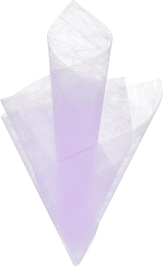 PATIKIL 11.8 Inches Tissue Flower Wrapping Paper, 145 Sheets Waterproof Floral Bouquet Wraps Gift Packaging Tissue for Party Birthday Wedding Holiday Decorations Crafts, Light Purple