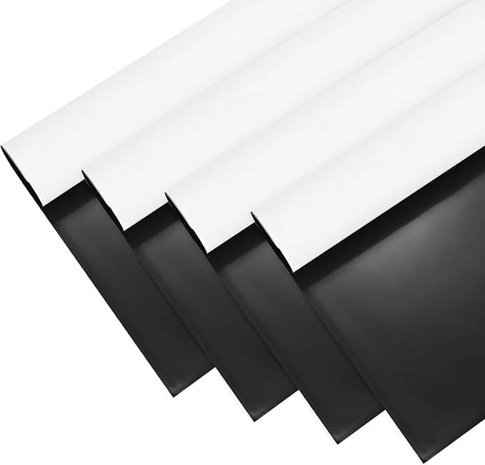 M METERXITY 20 Sheets Flower Wrapping Paper Bouquet, 23 Inch Double-Sided Black & White BOPP Waterproof Floral Wrapping Paper Flower Packaging DIY for Wedding/Party/Gift Bouquet Wrap Paper