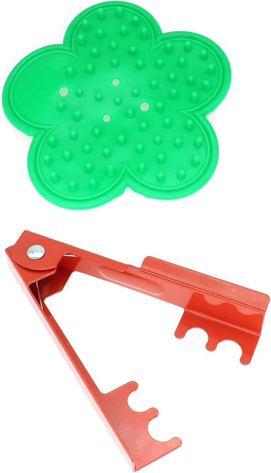 1 Set Rose Stem Leaf Thorn Stripper Stripping Tool Thorn Remove(Green+Red)