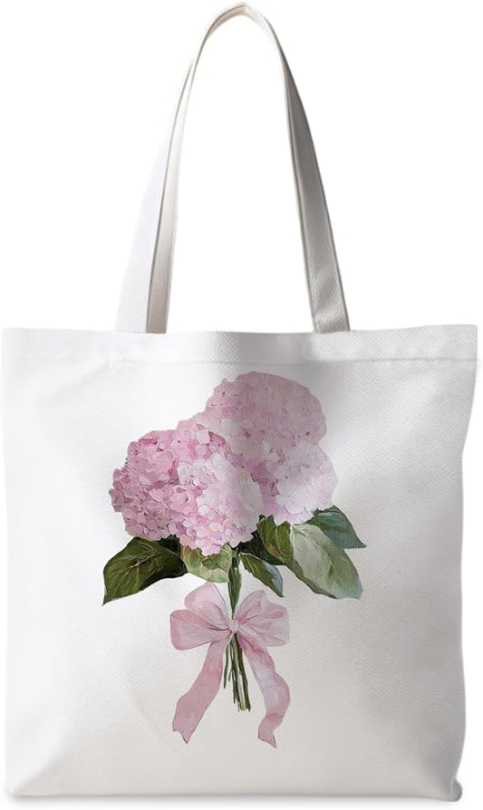 Floral Tote Bag, Floral Bag for Women, Reusable Grocery Bags Shopping Bags
