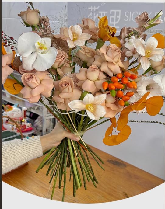 4Pcs Large Floral Grid Arranger for Florists - Reusable Floral Stem Organizer, 8" Durable Foral Shop Flower Arrangement Tool Flower Arranger for Gardening Club, Home Decor