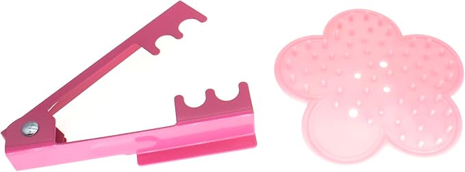 1 Set Rose Stem Leaf Thorn Stripper Stripping Tool Thorn Remove (Pink)