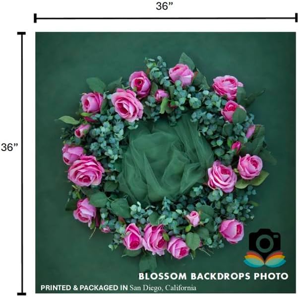 Blossom Flowers Decoration Wallpaper Newborn Baby Photography Background Backdrop Newborn Kids Baby Portrait Backdrop Photoshoot Photo Studio (Pink Roses)