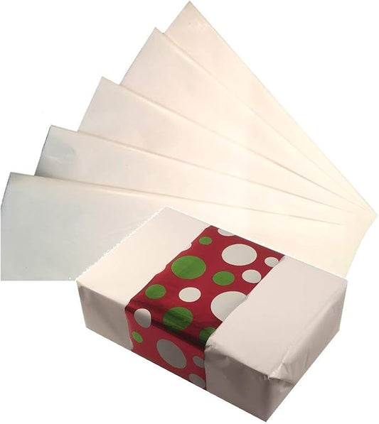 Ocean Tides 500 Sheets (14 x 20 Inches) Christmas Wrapping Paper – Gift Wrapping Tissue Paper Bulk for Crafts, Birthdays, & Holidays – Colored Tissue Papers for Gift Bags & Decorations, White