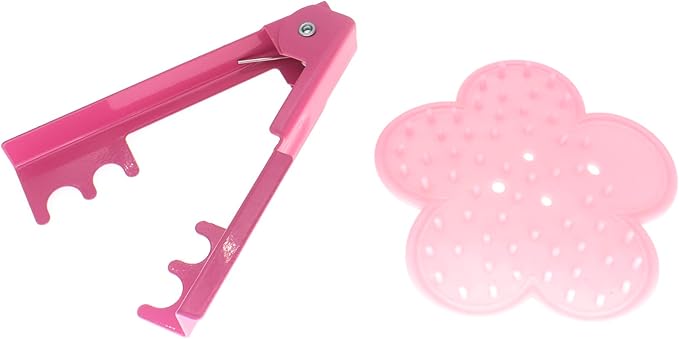 1 Set Rose Stem Leaf Thorn Stripper Stripping Tool Thorn Remove (Pink)