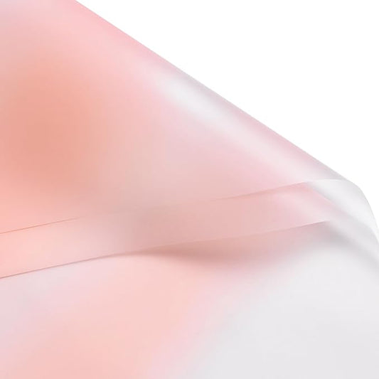 WRAPAHOLIC 20 Sheets Flower Wrapping Paper - 22.4 x 22.4 inch Pink Gradient Color Water-Resistant Floral Bouquet Wrapping Paper, Florist Supplies Packaging for Wedding Birthday Gift DIY