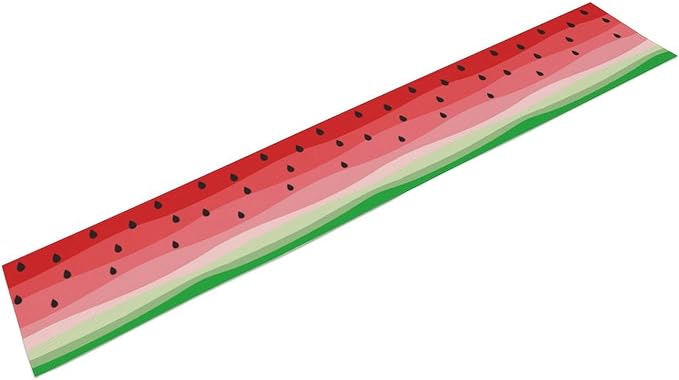 Watermelon Table Runner,Summer Fruit Tropical Birthday Party Decorations Dining Room Home Kitchen Table Decor 13 x 36Inch
