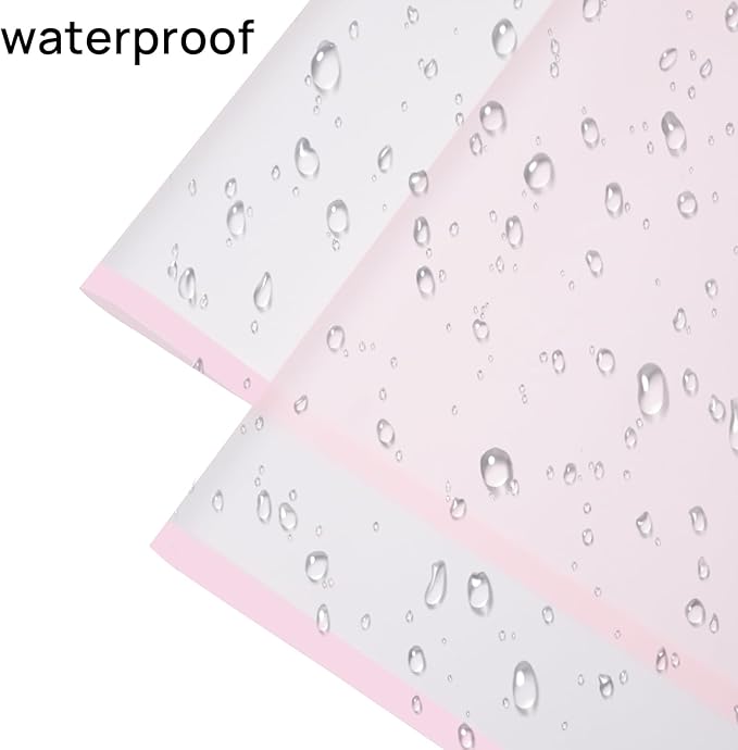 HYSSINOWRAP20 sheets flower wrapping paper. Flower packaging bouquet wrapping paper., 22.8 * 22.8 inches (PINK)