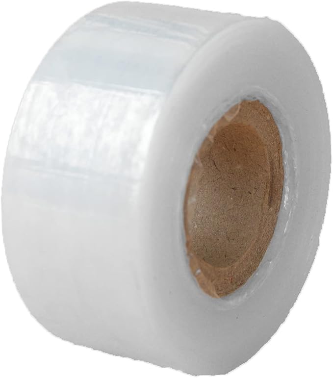 Grafting Tape Plant Repair Budding Tape Garden Nursery Moisture Barrier Stretchable Film for Fruit, Floral and Tree, 1-1/5", 395ft, 6 Pack