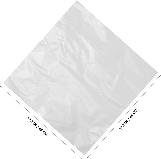 SHERCHPRY 100pcs Transparent Cellophane Wrapping Paper for Floral Bouquets Clear Wrap Easy to Trim DIY Flower Arrangement Film for Presentation and Craft Use