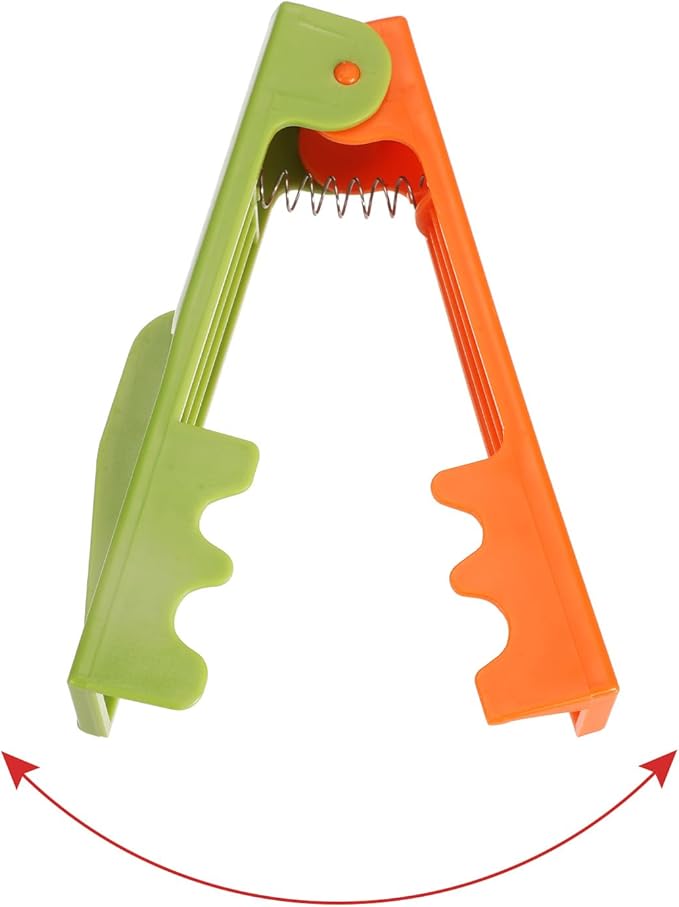 HARFINGTON Rose Thorn Stripper Tool 5.5" ABS Plastic Flower Thorn Leaf Remover Flower Stem and Leaf Stripping for Gardening Home Florist Flower Arrangement, Orange Green