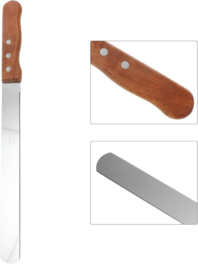Florist Professional Knife Floral Foam Knife Foam Cutter Stainless Steel Flower Mud Cutting Tool with Wooden Handle Florist Accessory Cutter