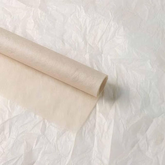 FAYADA Korean Cotton Flower Wrapping Paper Non-Woven Floral Bouquet Wraps Gift Packaging Florist Supplies 20 Sheets Florist Waterproof Flower Wrapping Paper for Fresh Flowers-22.8x22.8 Inch（Khaki）