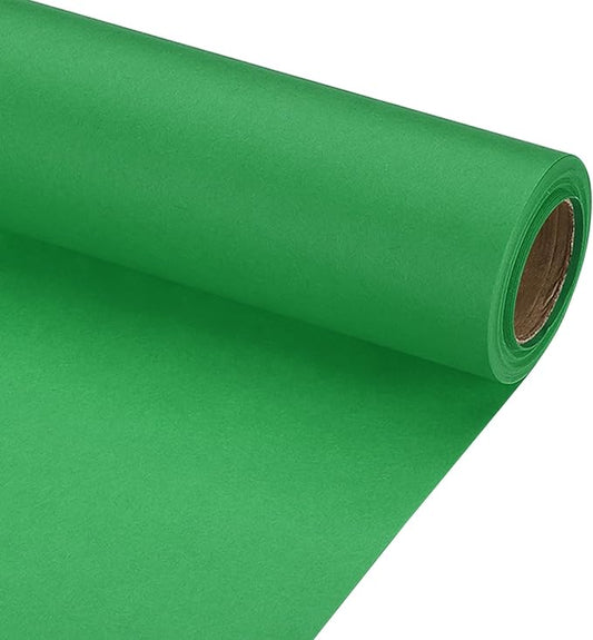 PATIKIL Wrapping Paper, 20" x 300"(25') 70 GSM Craft Paper Roll Kraft Packing Paper for Poster Bulletin Board, Gift Wrapping, Green